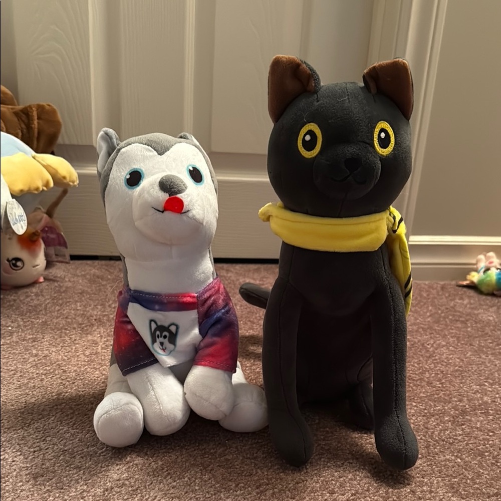 Alex and Denis Plush Cat and Dog Set